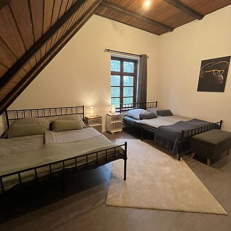 Ruhe Unter Reet-Haus Mit Sauna, Whirlpool Und Kamin Gnarrenburg Exteriör bild